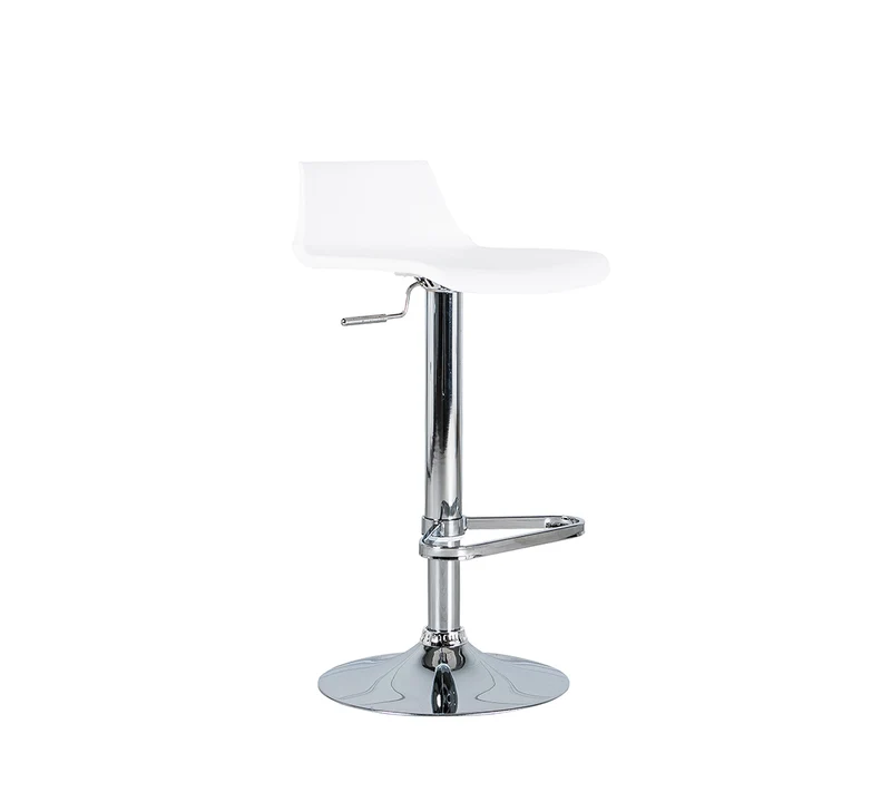 Sgabello moderno da cucina o bar in pvc e metallo - vari colori