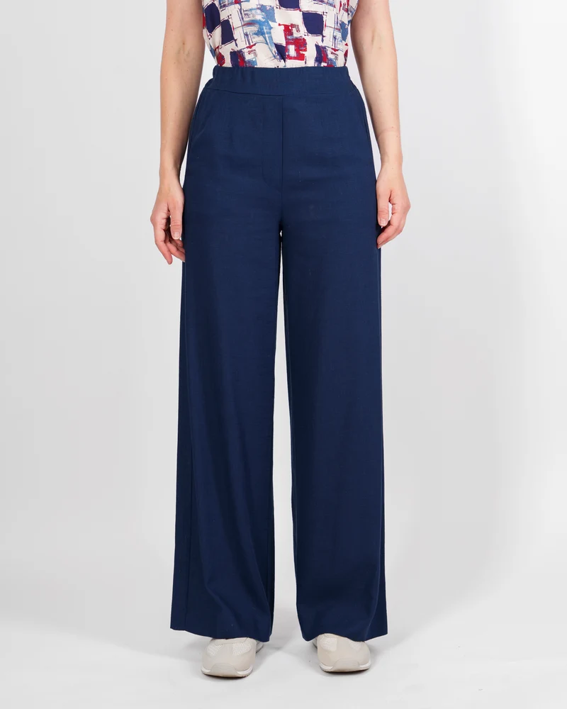 Pantalone Lino e Viscosa tasca a filo 1052/48