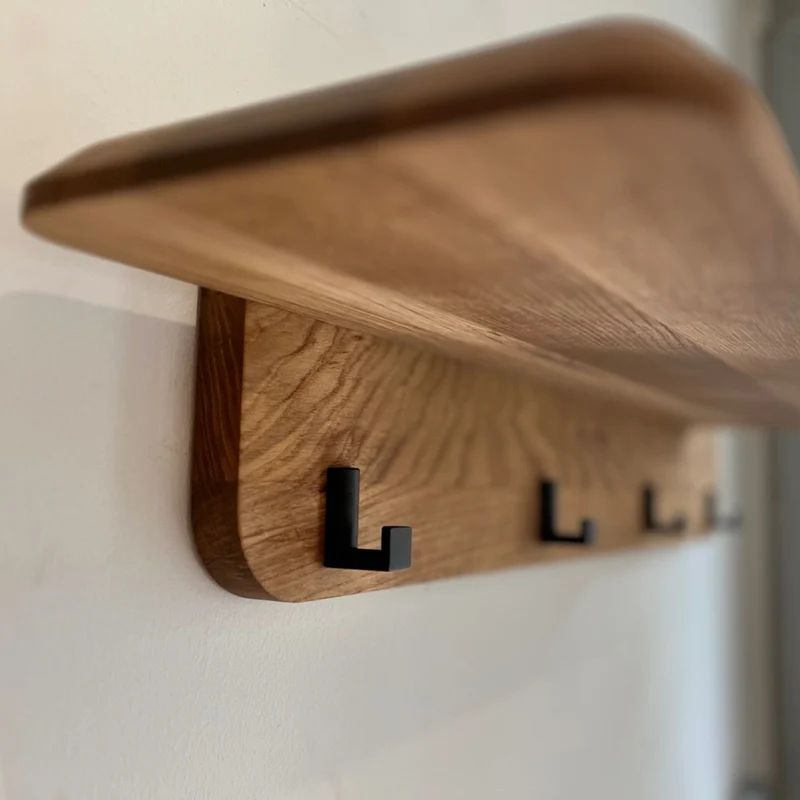 Perchero de madera maciza roble Geneva | NordicStory