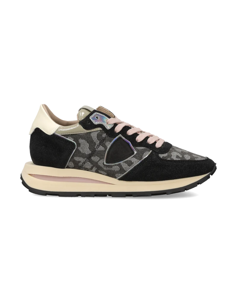Sneakers Tropez Haute Women, Black Grey