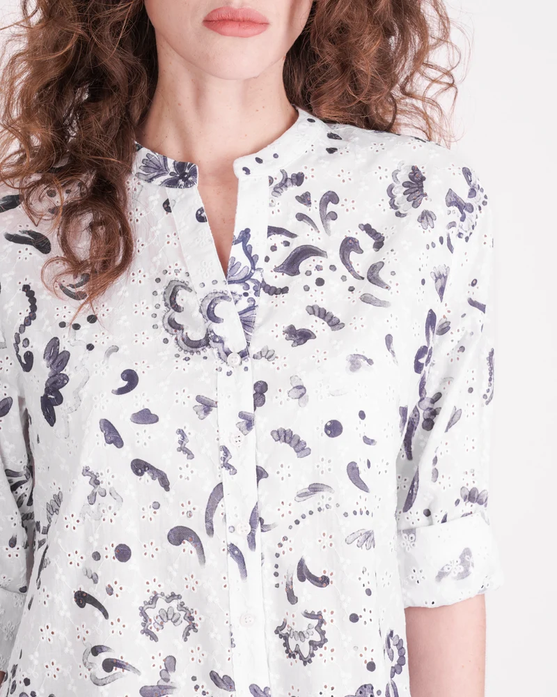 Camicia collo corena sangallo fant. 26-26