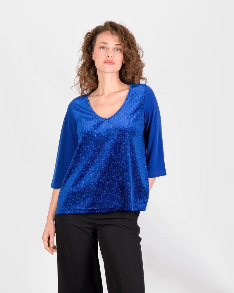 Maglia multistrass elegante C519