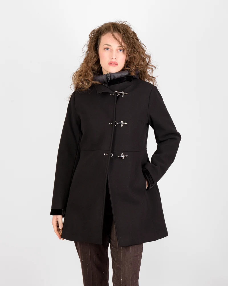 Cappotto con ganci e imbottitura staccabile FANNY