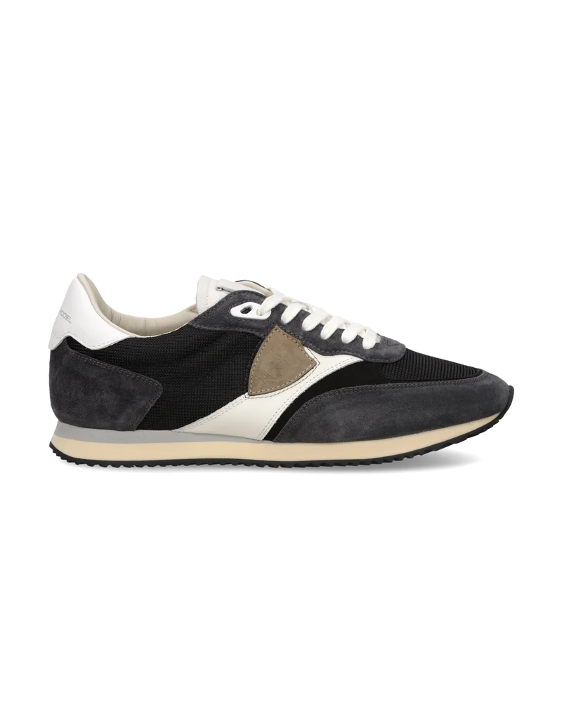 Sneakers Blville Men, Black White Beige