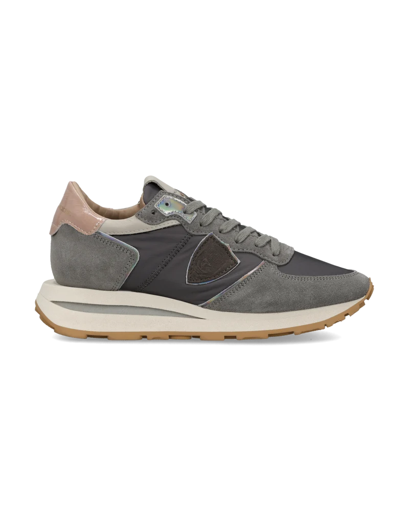 Sneakers Tropez Haute Women, Grey Anthracite Pink