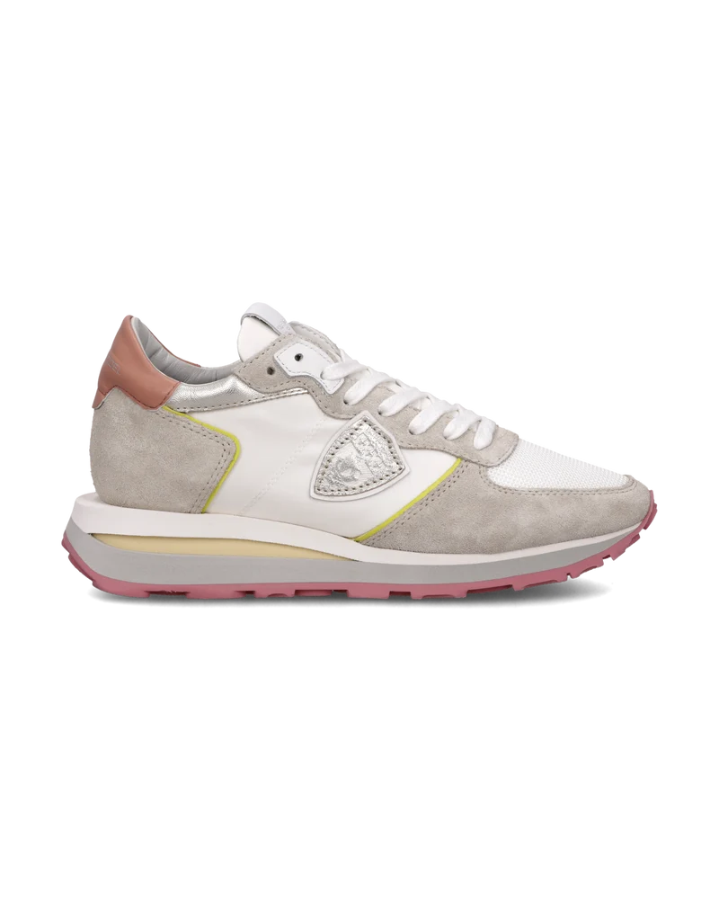 Sneakers Tropez Haute Running Women, White Pink