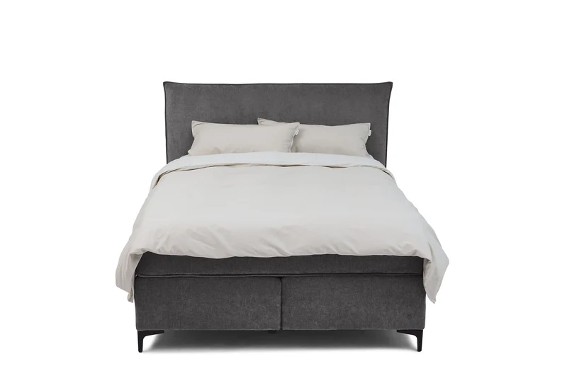 TOM TAILOR MODERN BOX Boxspringbett Chenillestoff
