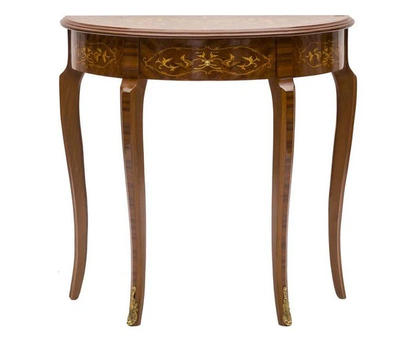 Consolle barocco da ingresso in legno cm 80x40x78h