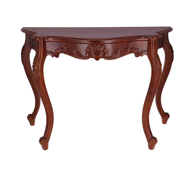 Consolle da ingresso noce classica cm 112x48x74h