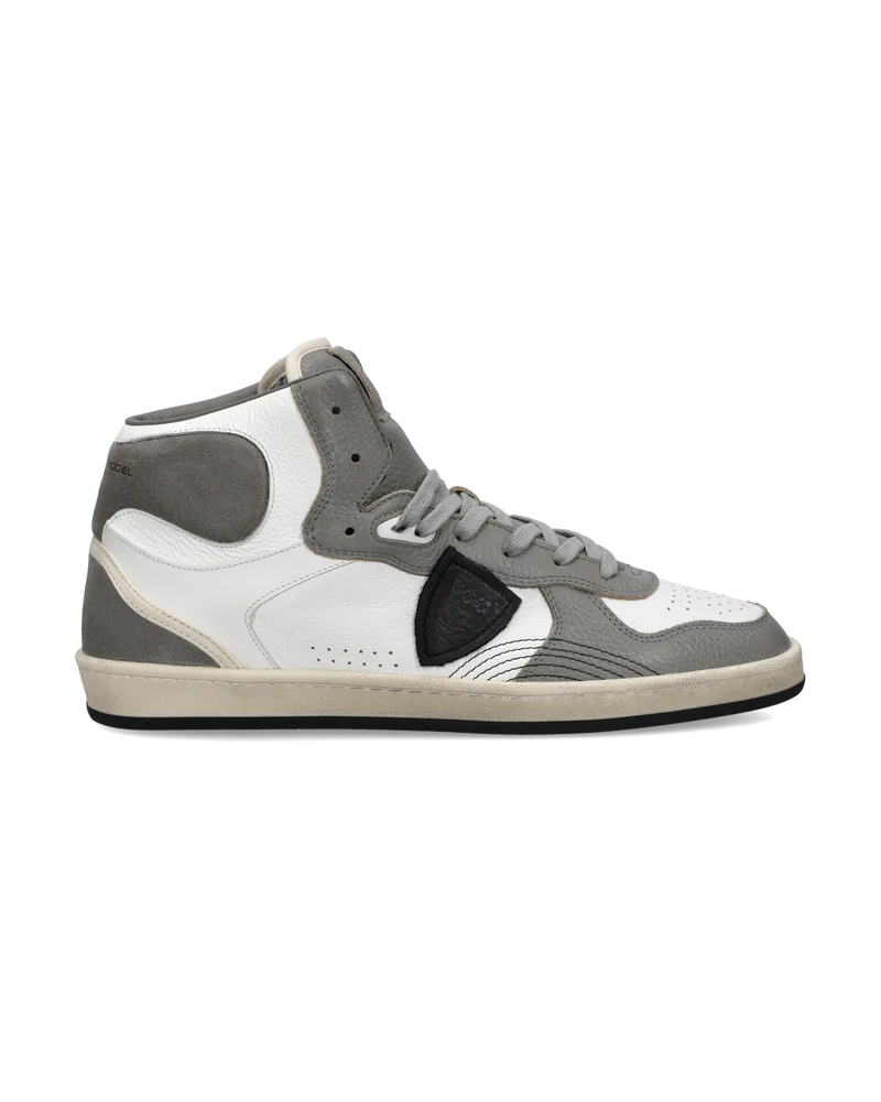 Sneakers Pgal High Men, White Grey