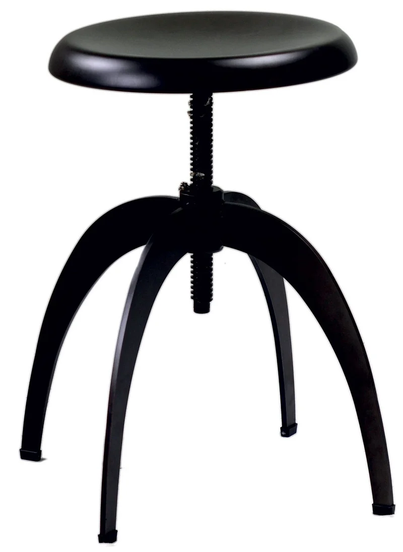 Sgabello Bar in Metallo Bristol Marrone