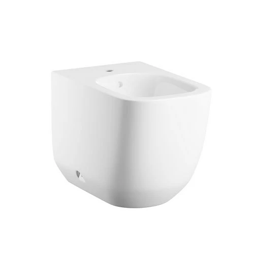 Bidet filo muro primula er. rubinetto bianco opaco