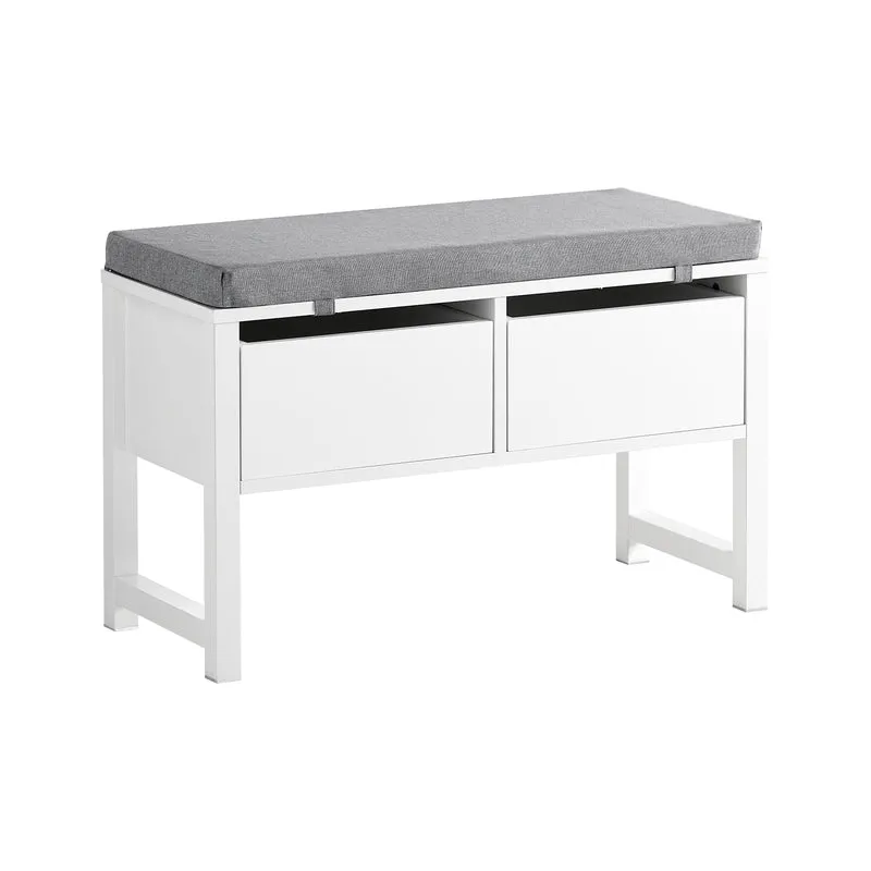 SoBuy Cassapanca con cassetti 72x30x46cm FSR88-W
