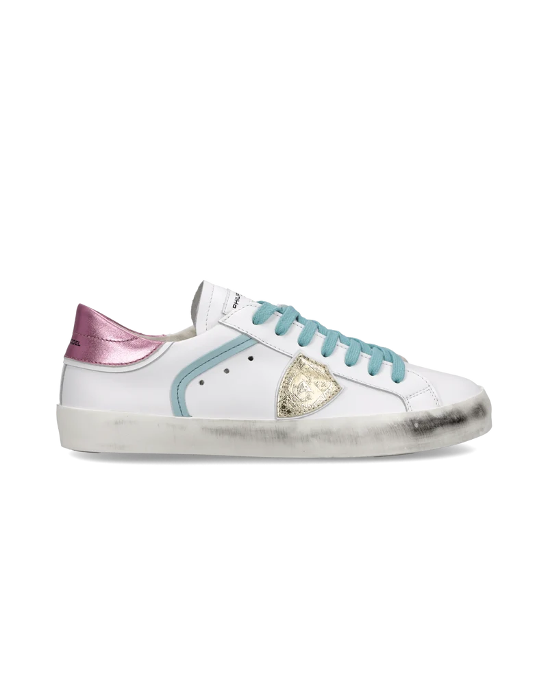 Sneaker Prsx Junior, White Pink Light Blue