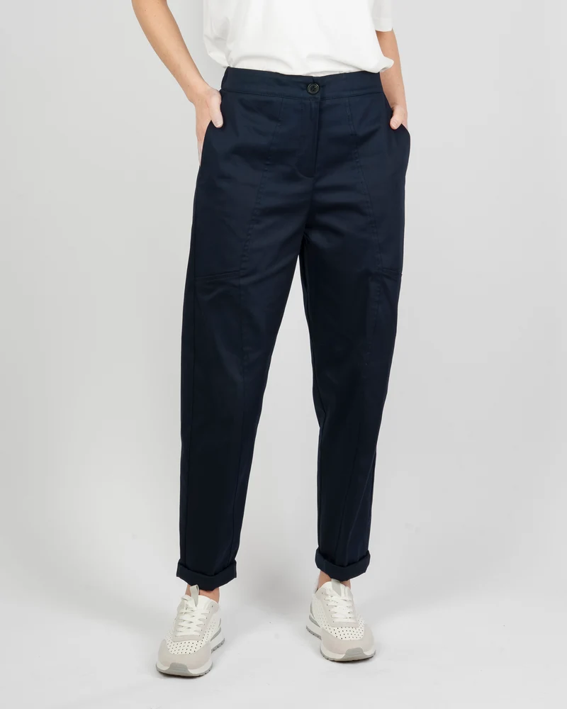 Pantalone in cotone elastico dietro DS 5704