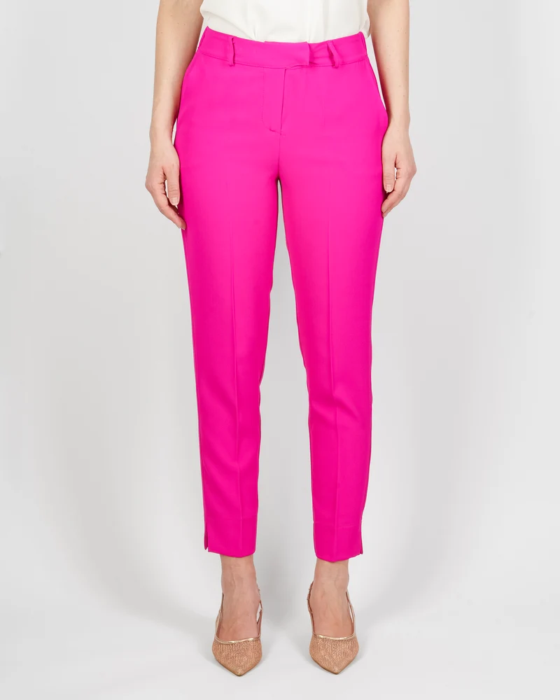 Pantalone in cadì elastico dietro 1021/24