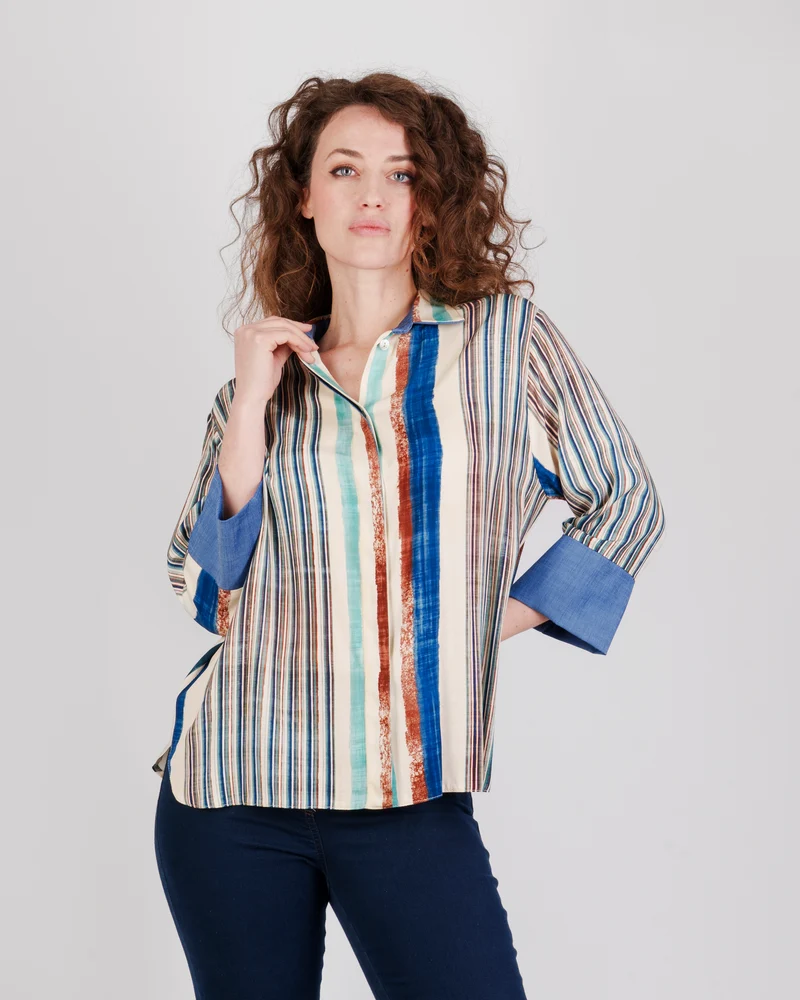 Camicia polso jeans DS 1366