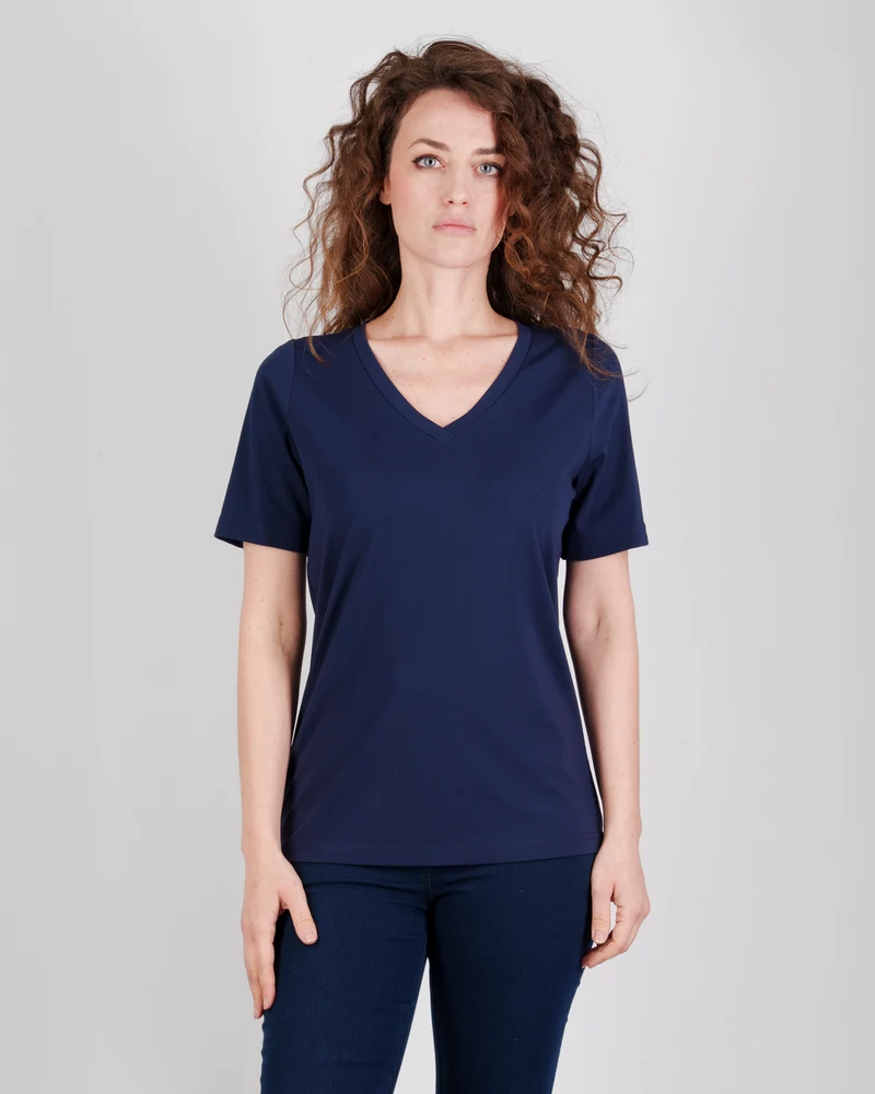 T-shirt M/M scoillo a V soft 4043/3
