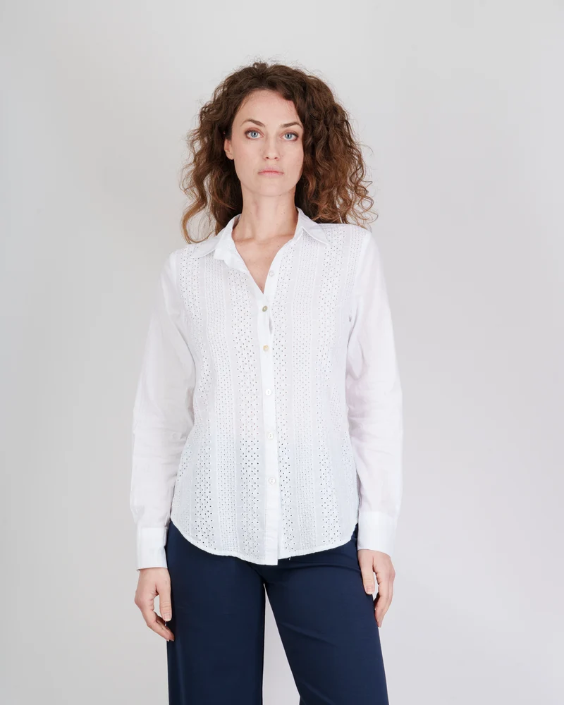 Camicia in cotone sangallo avanti 628828
