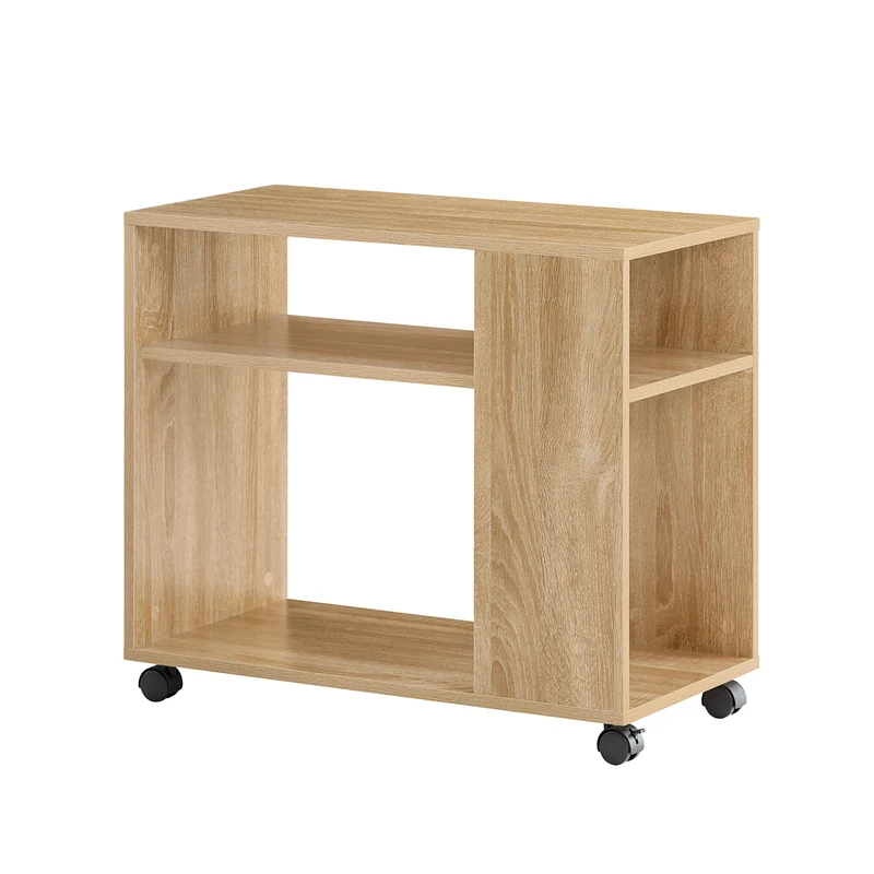 SoBuy Tavolino con ruote 70x35x61cm FBT34-N