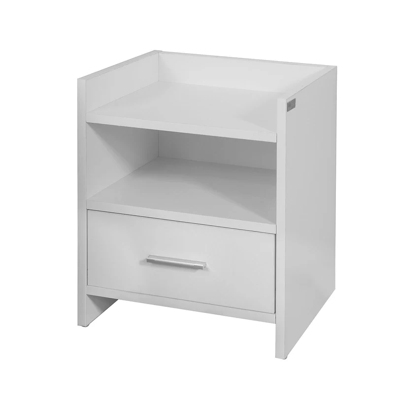 SoBuy Comodino con cassetto 38x35x45cm FBT66-W