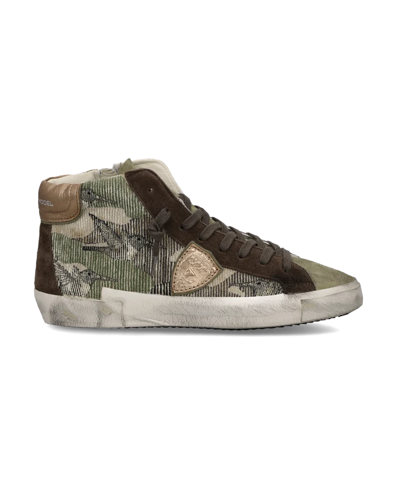 Sneakers Prsx Tennis Women, Olive Green Brown