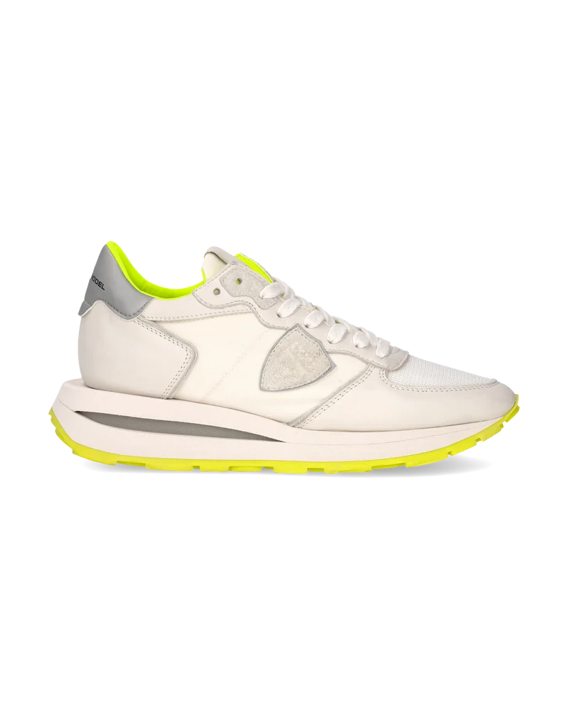 Sneakers Tropez Haute Running Women, White Yellow