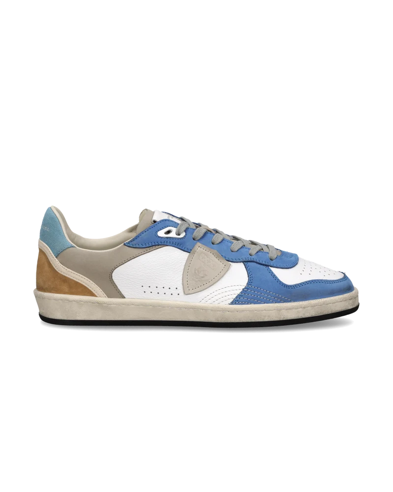 Sneakers Pgal Men, White Blue