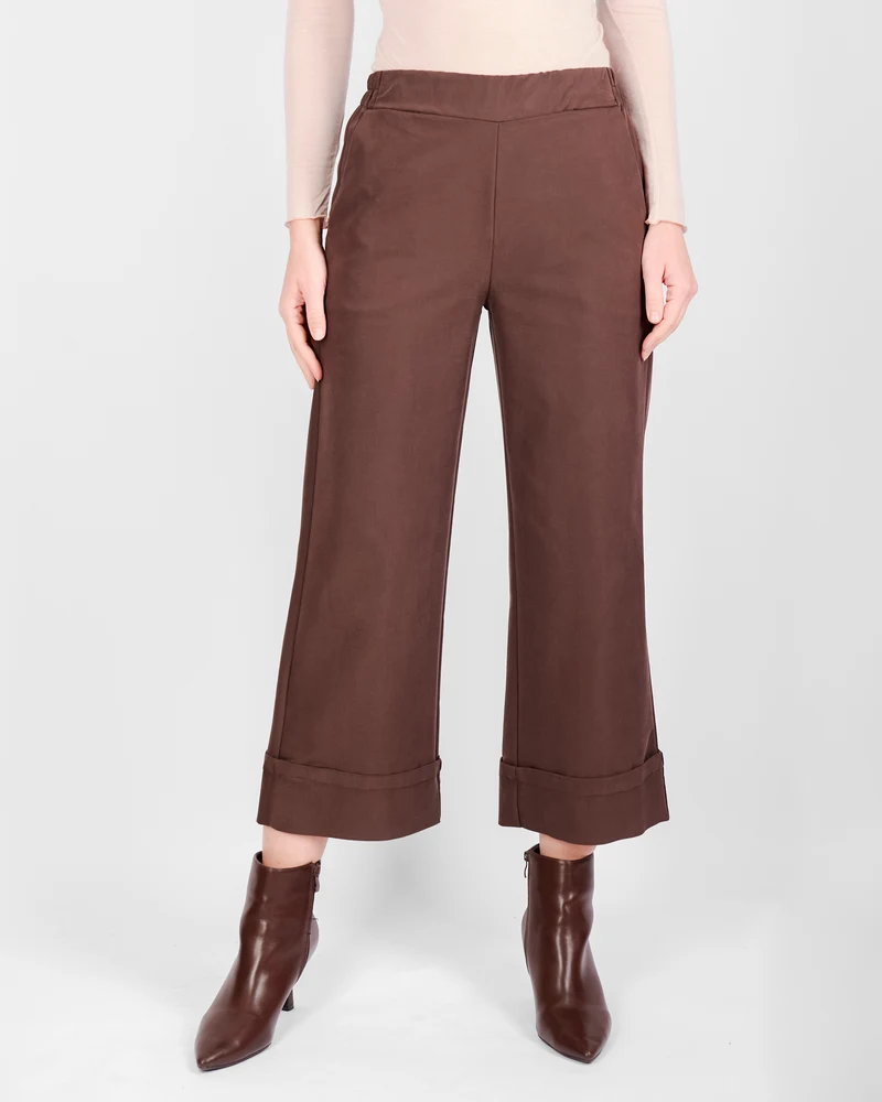 Pantalone risvoltone cupro soft H140/21