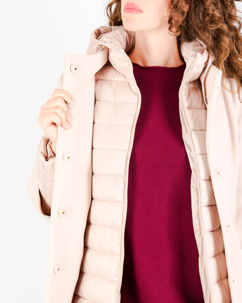 Cappotto con imbottitura staccabile LORY SHORT