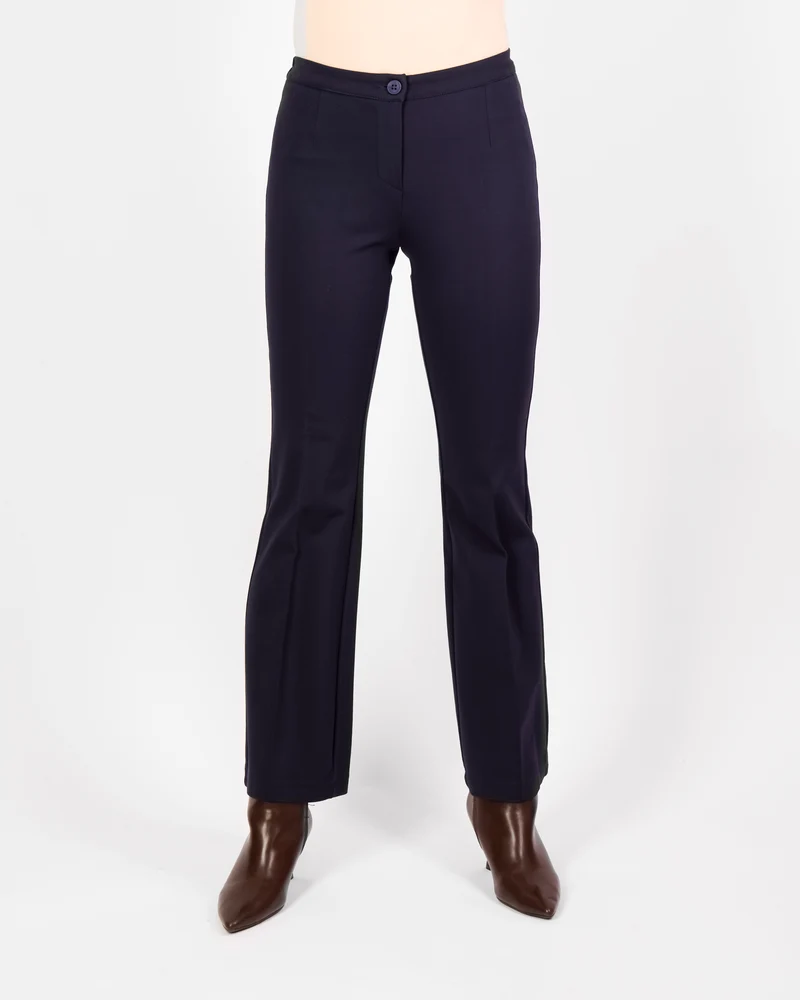 Pantalone zampetta punto milano comfort H164/1