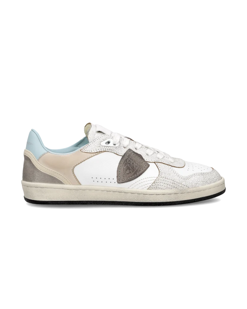 Sneakers Pgal Men, White Sky Blue