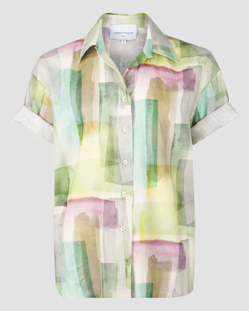 Camicia lino e cotone 25-09M