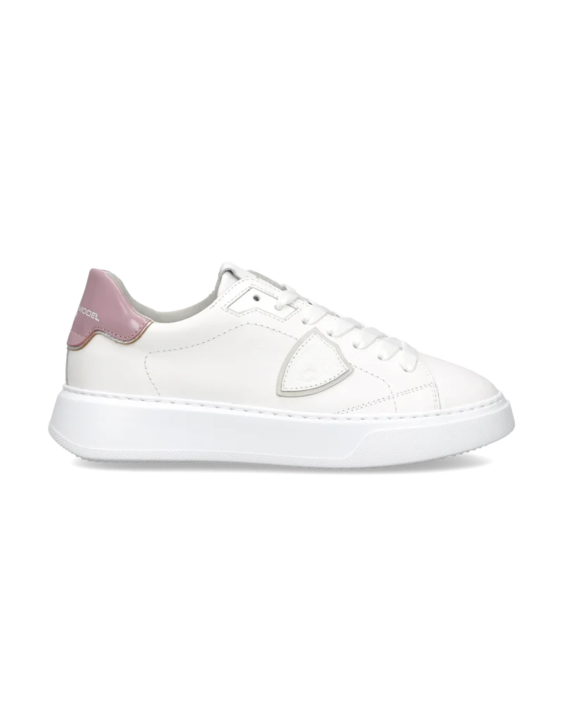Sneakers Temple Women, White Mauve