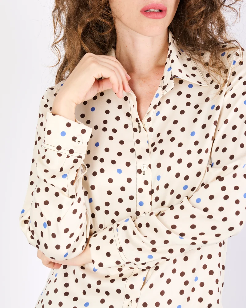 Camicia in viscosa fantasia CHICAGO