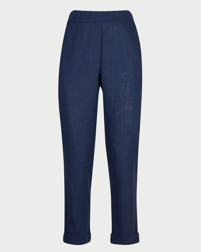 Pantalone lino comfort tasca G112/36