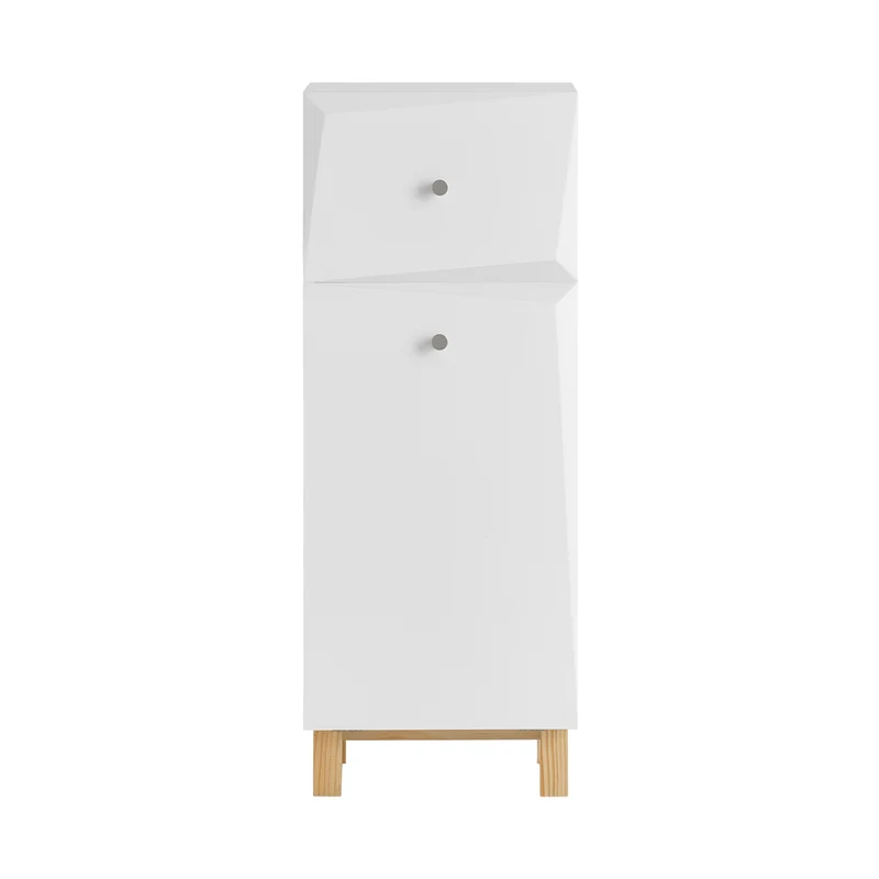 SoBuy Mobile portabiancheria 34x30x90cm BZR93-W