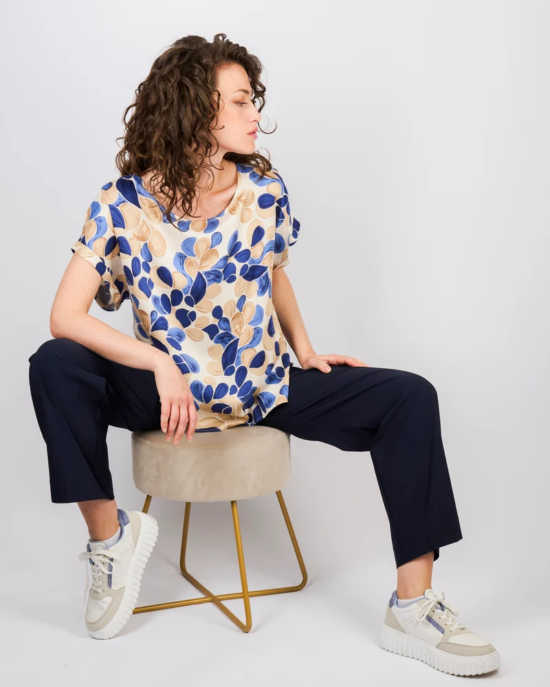 Blusa raso di viscosa MANUELA