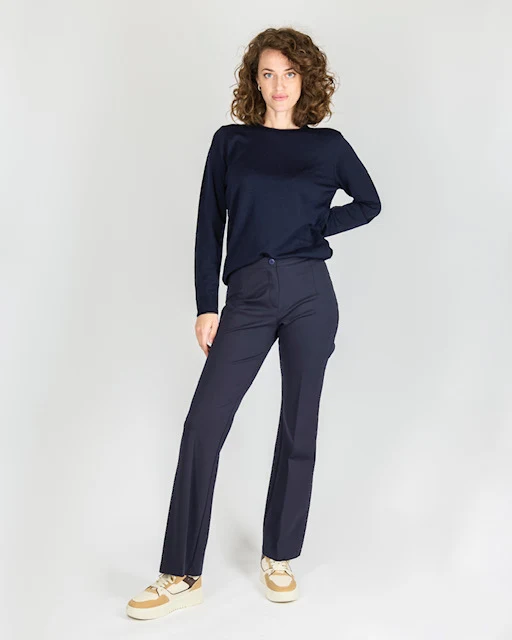 Pantalone zampetta punto milano F164/1