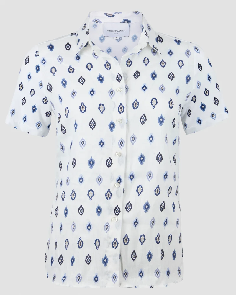 Camicia lino e viscosa 25-82M