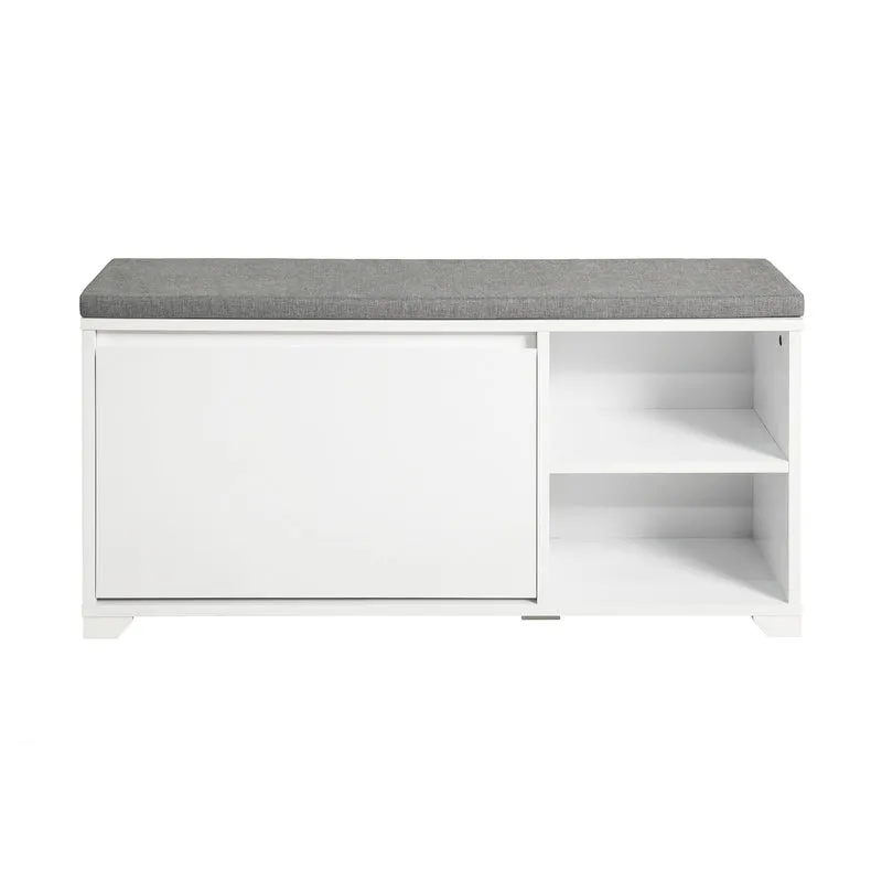 SoBuy Panca scarpiera 90x24x46cm FSR119-W