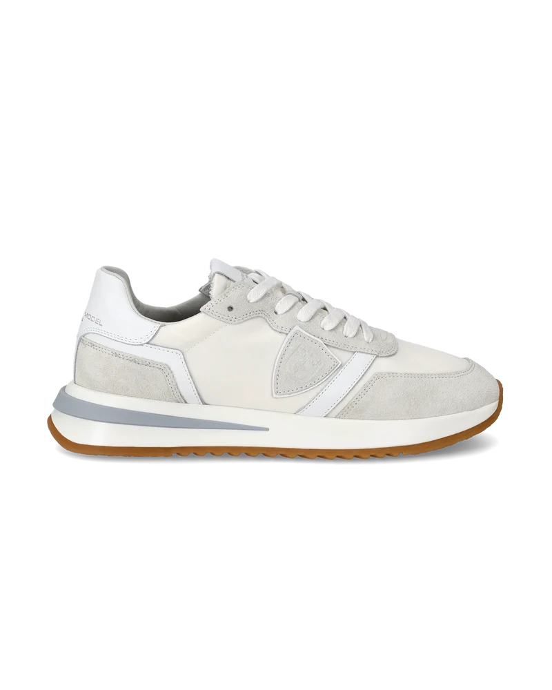 Men's Tropez 2.1 Low-Top Sneakers in Nylon And Leather, White