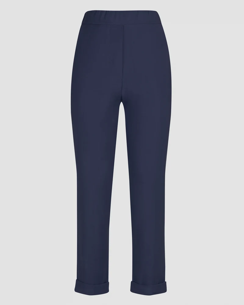 Pantalone con tasca e risvolto cupro G112/21