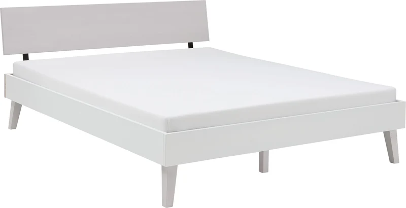 CARA Bett 180x200 MDF w,Stand.Pano Buche