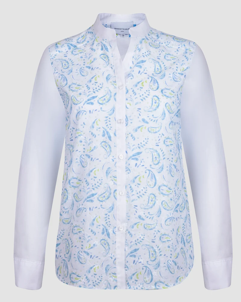 Camicia coreana cotone fantasia 435565