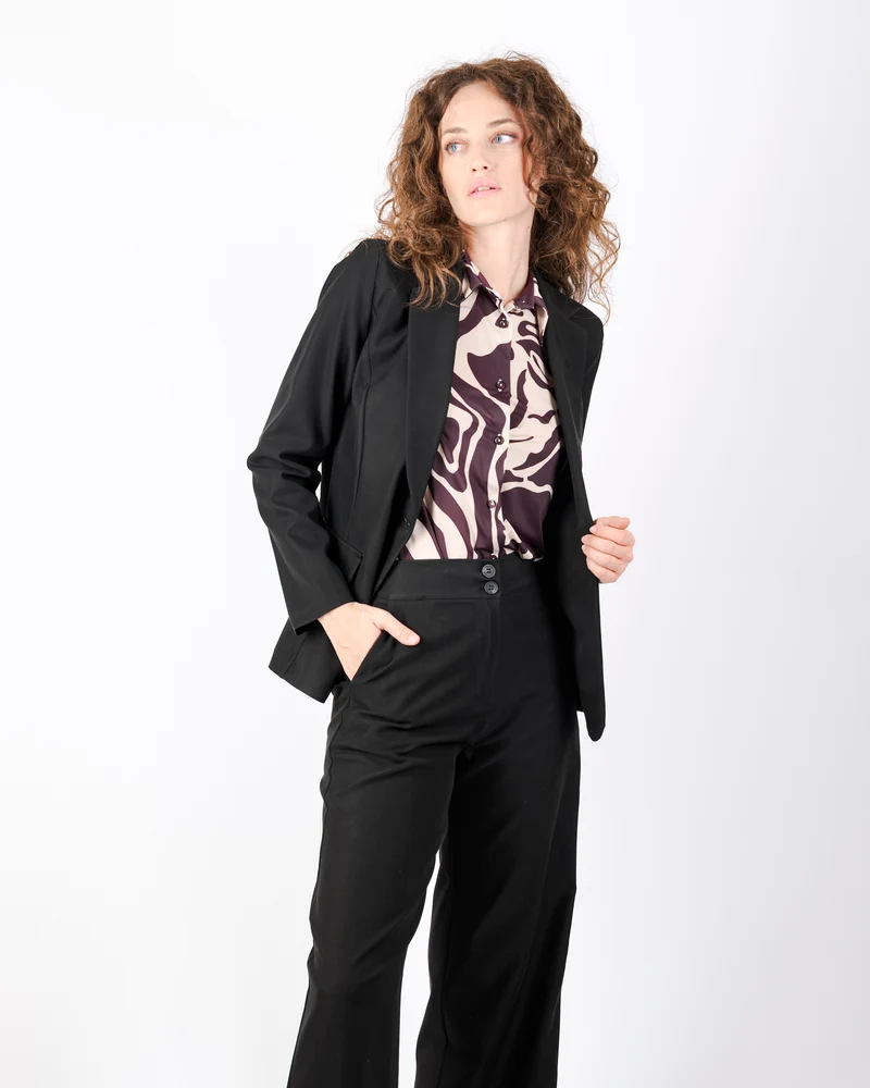 Giacca bottone in cupro soft GI 700