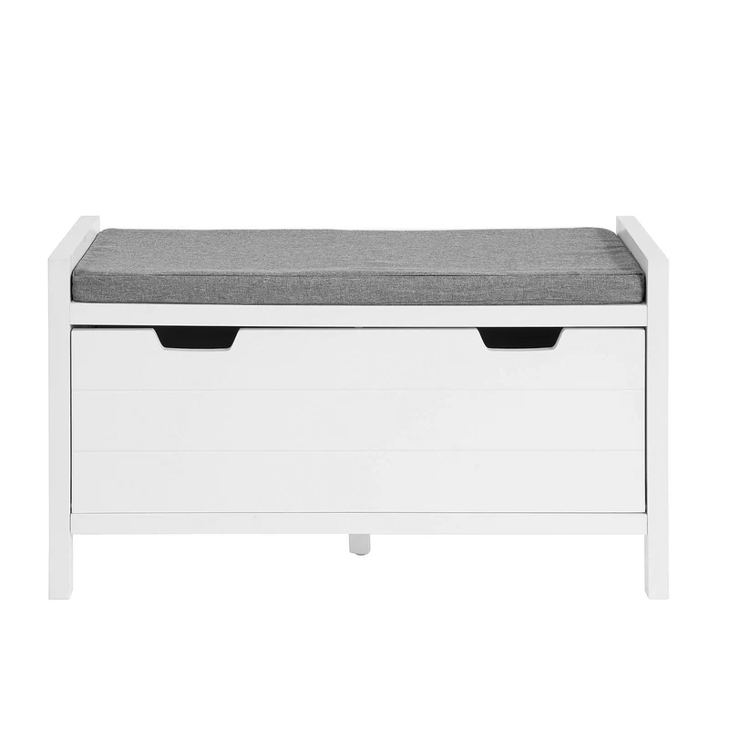 SoBuy Cassapanca con contenitore 91x30x50cm FSR97-W