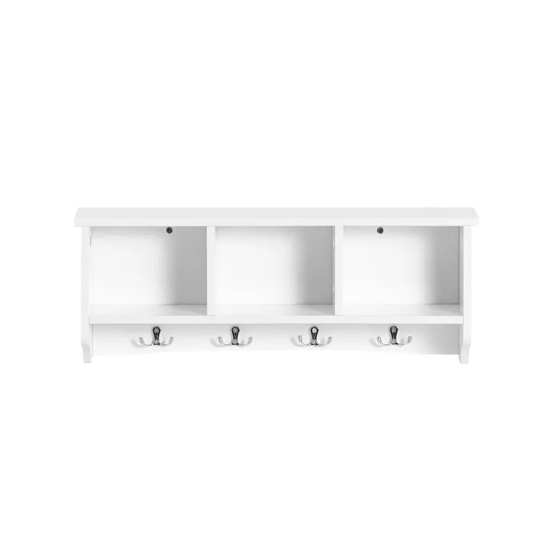 SoBuy Appendiabiti da parete 60x15x23cm FRG48-W