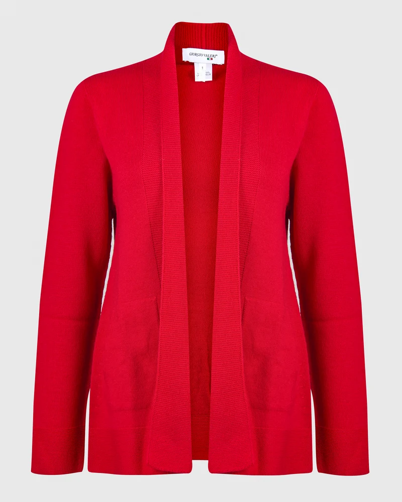 Cardigan sciallato lana ZDA1030