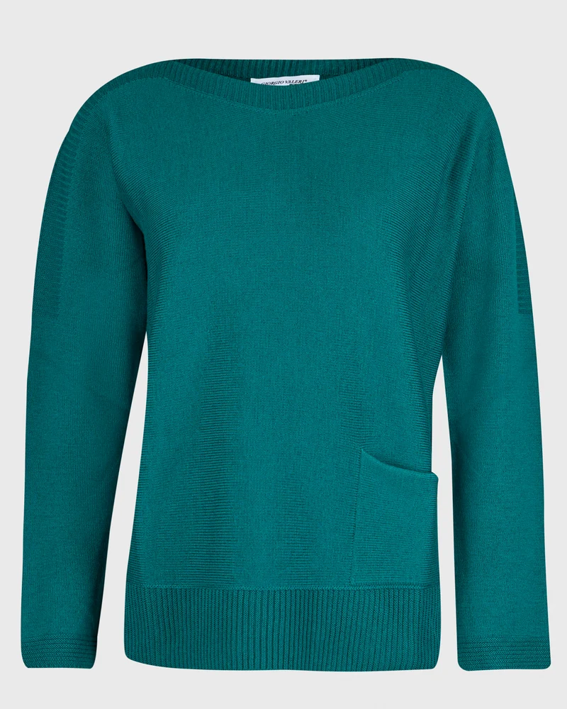 Maglia scollo barchetta tasca links AZ 9119